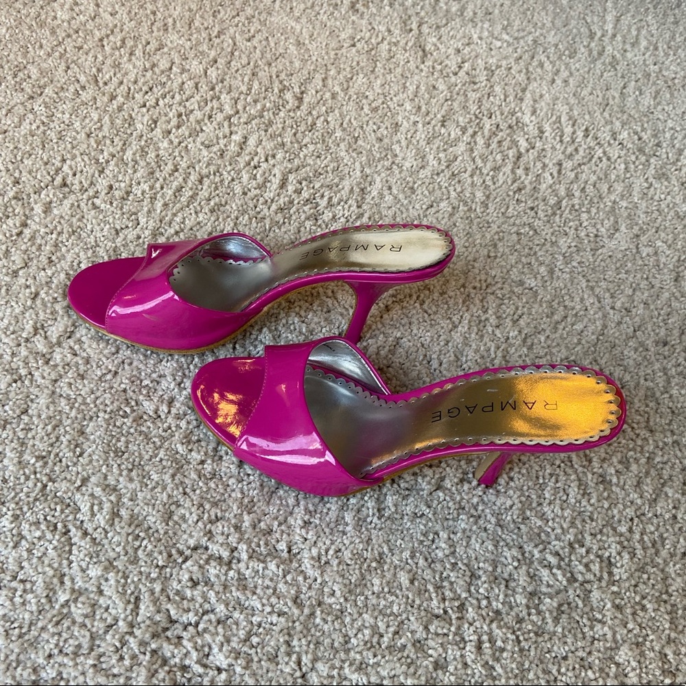 Rampage size 7 pink heels